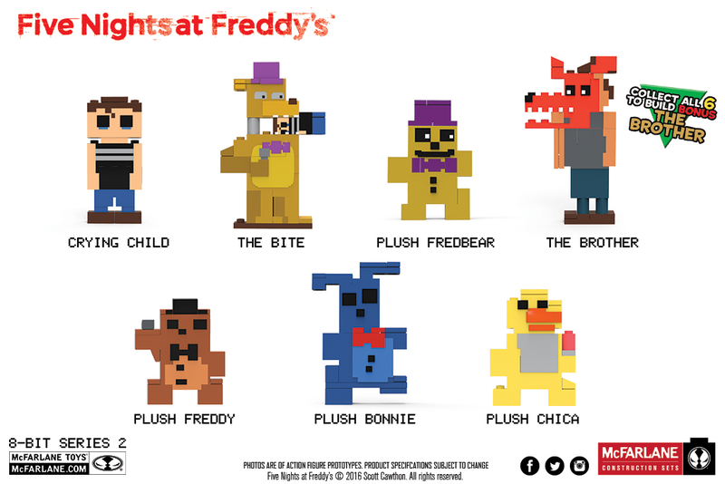 Illustration for article titled 8-Bit Five Nights At Freddy's Figure Series 2 Goes Straight For The Frontal Lobe